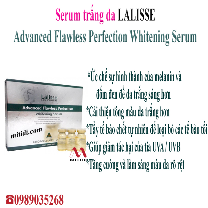 Serum t b o g c Lalisse Advanced Flawless Perfection Whitening